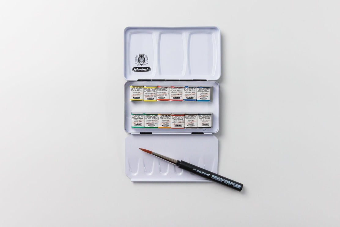 Schmincke Horadam 12 1/2 godets & Brush - IndiGraph